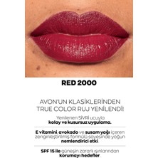 Avon Ultra Kremsi Ruj Paketi Blush Nude, Cappuccino ve Red 2000