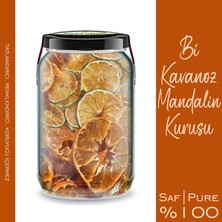 Zencefil Organik Mandalin Kurusu Bi Kavanoz 660 cc Cam Kavanozda Saf Katkısız Kuru Mandalina Cipsi Dried Tangerine