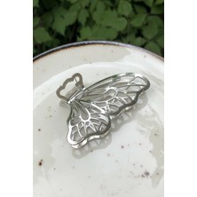 Gülpeşe Kelebek Detaylı Metal Mandal Toka