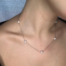 Gerçek Tatlı Su İncisi Kolye AAA Kalite Garantili Sertifikalı