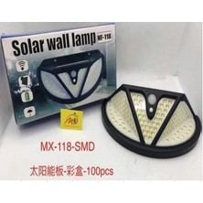 Ayt Powermaster Solar Güneş Enerjili Smd Ledli Hareket Sensörlü Üç Modlu Duvar Lambası Bahçe Aydınlatması