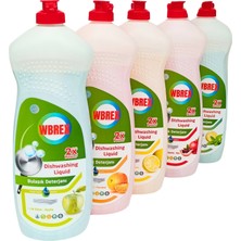 Wbrex Sıvı Bulaşık Deterjanlı-Elma KOKULU-650 ml *5