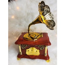Hediye Nostaljik Gramofon Dekoratif Müzik Kutusu