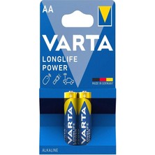 Varta Kalem Pil 4906 Longlife Power Alkalin Aa 2'li Paket - Erpilsan