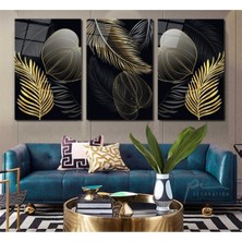 Miyrem Tropikal Tema Triple Miyrem-Cam Tablo