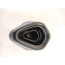 Tok Ses Siyah Akrep - Susturuculu - Elyaflı - 37CM