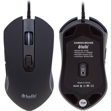 Ayt Hello HL-4729 Kablolu Oyuncu Gaming Mouse 6 Tuşlu 3600 Dpı Rgb Işıklı