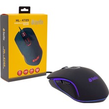 Ayt Hello HL-4729 Kablolu Oyuncu Gaming Mouse 6 Tuşlu 3600 Dpı Rgb Işıklı