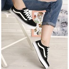 By İmis Shoes Siyah Keten Sneaker