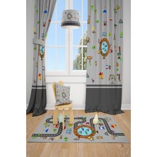 Talia Home Çocuk Odası Fon Perdesi 2 Kanat TLA-193