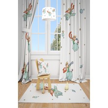 Talia Home Küçük Prens Uçak Desenli Çocuk ve Bebek Fon Perde TLA-308