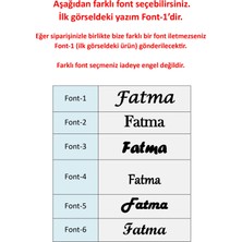 Jewelmim Fatma Gümüş İsimli Kolye 18 Ayar Beyaz Altın Kaplama Kişiye Özel İsim Yazılı 925 Ayar Kadın Gümüş İsimli Kolye Bayan İsimli Kolye Kişiye Özel İsim Kolye İsim Kolyesi