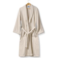 Bluenity Softy - %100 Doğal Pamuklu Ekstra Yumuşak Bornoz 2xl - Ekru