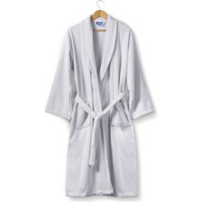 Bluenity Softy - %100 Doğal Pamuklu Ekstra Yumuşak Bornoz 2xl - Gri