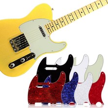 GongtuShop Beyaz Inci Stili 3 Kat Yaşlı Pearloid Pickguard Tele Tarzı Gitar Pickguard Yaşlı Beyaz Inci Müzik Aleti Gitar Parçaları Aksesuarları 7 Renk (Yurt Dışından)