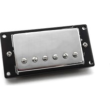 GongtuShop Mavi Stil Humbucker Elektro Gitar Pikap Krom Saplı Köprü Pikap Lp Tarzı Elektro Gitar Goldchrome Için Halkalı (Yurt Dışından)