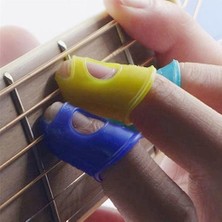 GongtuShop Pembes Tarzı Et Gitar Silikon Parmak Ucu Koruyucu Jel Parmak Koruyucular Guitarra Telleri Parmak Koruyucular Başparmak Tırnak Koruyucu Kapak Sıcak (Yurt Dışından)