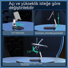 FastDeal Store Metal Stand Tembel Cep Telefonu Tablet Katlanır Stand Cep Telefonu Standı (Yurt Dışından)