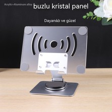 Maryun 360 Derece Dönen Cep Telefonu Masaüstü Standı Alüminyum Alaşımlı Kaldırılabilir Stand Katlanır Taşınabilir Tembel Ipa Tablet Standı (Yurt Dışından)