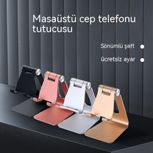 Maryun Cep Telefonu Tutucusu Masaüstü Tembel Tek Katlanır Tablet Tutucu Küçük Drama Kovalayan Taşınabilir Alüminyum Alaşımlı Cep Telefonu Tutucusu (Yurt Dışından)