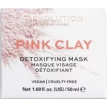 Revolution Skincare Pembe Kil Yüz Maskesi Detox 50 ml