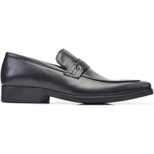 Nevzat Onay Siyah Bağcıksız Termo Erkek Ayakkabı -71681-