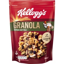 Kellogg's Granola Karışık Meyveli 340 gr x 5 Adet, %45 Yulaf Içerir, %20 Kurutulmuş Meyve