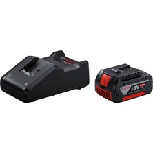 Bosch 1 x Gba 18V 4.0AH + Gal 18V-40 Profesyonel El Aletleri Aküsü