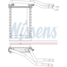 Kalorıfer Radyatoru Brazıng 123X207 mm Suzukı Swıft Sx4 Swıft4 1.2 [74120]