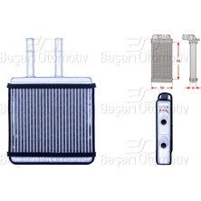 Kalorıfer Radyatoru Brazıng 150X188 mm Chevrolet Aveo / Kalos Hatchback [P96539642]