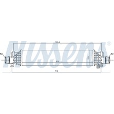 Turbo Radyatoru Mt-At 570X125 mm Opel Mokka Chevrolet Trax 1.4 [1302263]