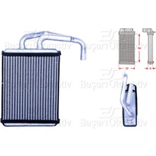 Wisco Kalorıfer Radyatoru Brazıng 180X159 mm Mıtsubıshı L-200 1999-2005 [MN123461]