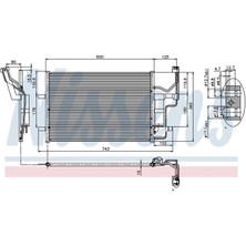 Klıma Radyatoru Mt-At 600X391 mm Mazda3 5 1.3 1.6 2.0 [BP4K]