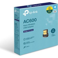 Go İthalat Tp-Lınk Archer T2U Nano AC600 600 Mbps USB Wıreless Adaptör (2818)