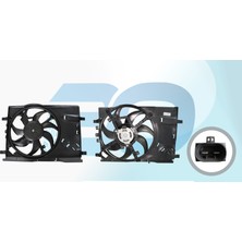 Fan Motoru Davlumbazlı Set (390 mm 2 Fıs-7 Kanat) Opel Corsa D 1.2 1.4 [1341390]