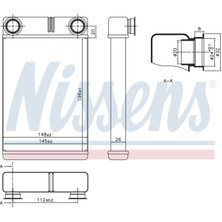 Kalorıfer Radyatoru Brazıng Mt-At 196X145X26 mm Chevrolet Aveo 1.2 1.3 D [1618446]