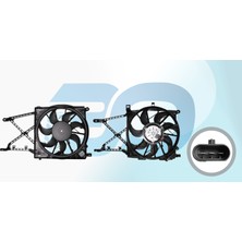 Fan Motoru Davlumbazlı (390 Mm-3 Fıs-7 Kanat) Opel Astra H Zafıra 1.4 [6341171]