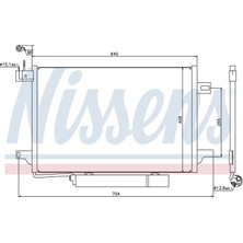 Klıma Radyatoru Mt-At 640X404 mm Mercedes A Serısı W169 04> [1695000354]