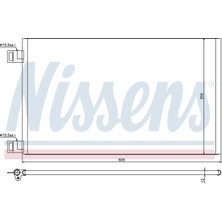 Klıma Radyatoru Mt-At 605X355 mm Renault Kangoo 1.5 Dcı Express [8200455795]