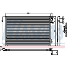 Klıma Radyatoru Mt-At 620X401X16 mm Bmw 1 Serısı E81. E82. [6930038]