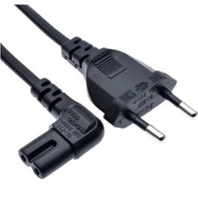 Koodmax Sony Ps4 Ps5 Ps3 Ps2 Xbox One S x Uyumlu Power Güç Elektrik Kablosu L Uç 90 Derece - 1.8 mt