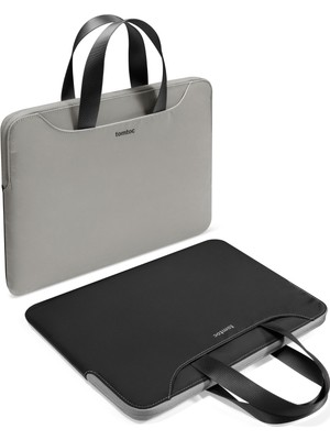 Tomtoc Light A21 13.5 - 14.4 inç Çift Renk Füme/Gri Laptop Notebook Çantası - A21D3D1