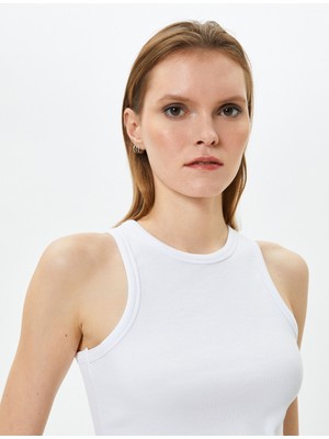 Koton Halter Yaka Atlet Fitilli Basic Pamuklu