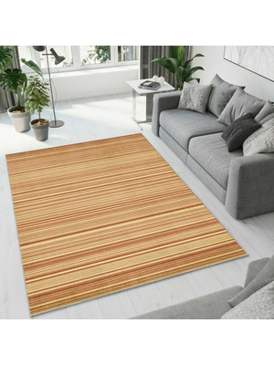 Colorix Carpet Dijital Baskı Dekoratif Kaymaz Taban Yıkanabilir Halı NO:1271