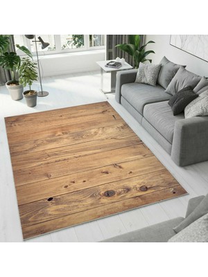 Colorix Carpet Dijital Baskı Dekoratif Kaymaz Taban Yıkanabilir Halı NO:1062