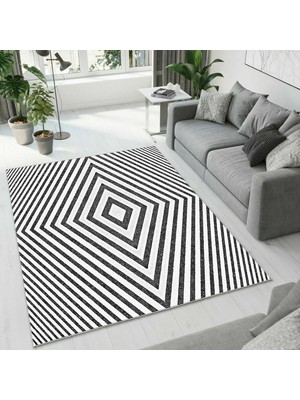 Colorix Carpet Dijital Baskı Dekoratif Kaymaz Taban Yıkanabilir Halı