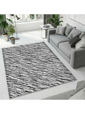 Colorix Carpet Dijital Baskı Dekoratif Kaymaz Taban Yıkanabilir Halı
