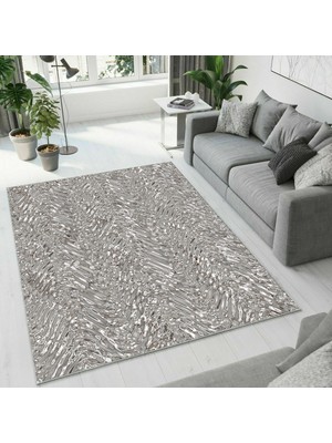 Colorix Carpet Dijital Baskı Dekoratif Kaymaz Taban Yıkanabilir Halı