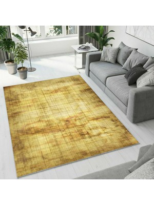 Colorix Carpet Dijital Baskı Dekoratif Kaymaz Taban Yıkanabilir Halı