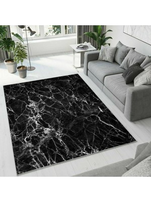 Colorix Carpet Dijital Baskı Dekoratif Kaymaz Taban Yıkanabilir Halı